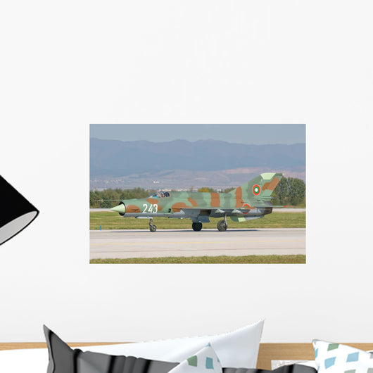 Bulgarian Air Force Mig-21 Wall Decal Design 6