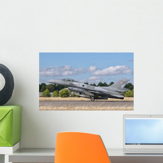 Polish Air Force F-16 Wall Decal Design 2