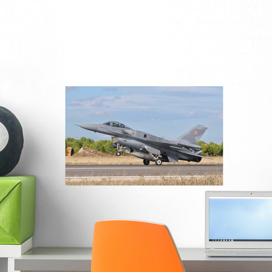 Polish Air Force F-16 Wall Decal Design 1