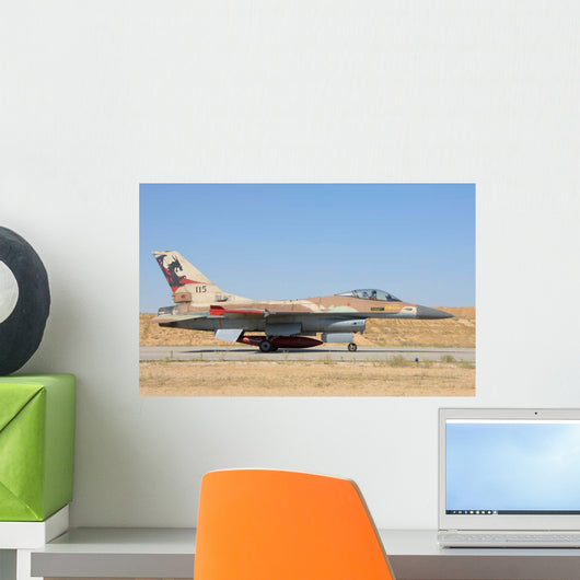 Israeli Air Force F-16 Wall Decal Design 1