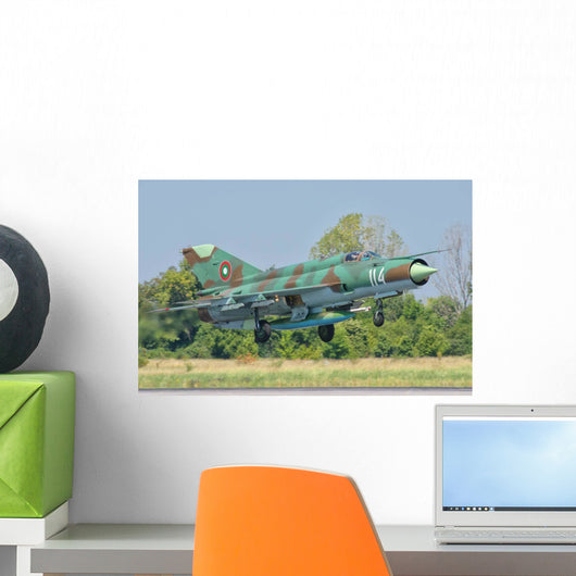 Bulgarian Air Force Mig-21 Wall Decal Design 4