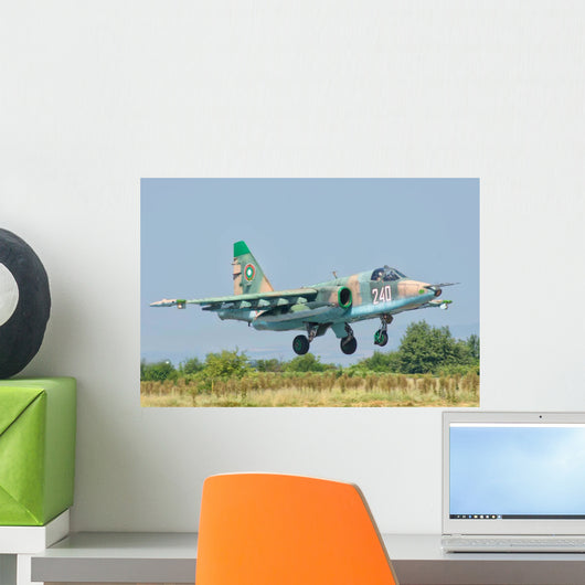 Bulgarian Air Force Su-25 Wall Decal Design 3