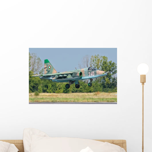 Bulgarian Air Force Su-25 Wall Decal Design 2