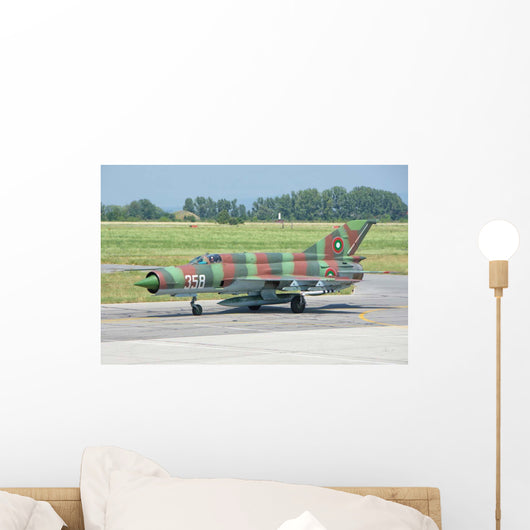 Bulgarian Air Force Mig-21 Wall Decal Design 3