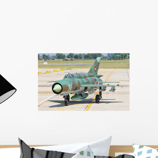 Bulgarian Air Force Mig-21 Wall Decal Design 1