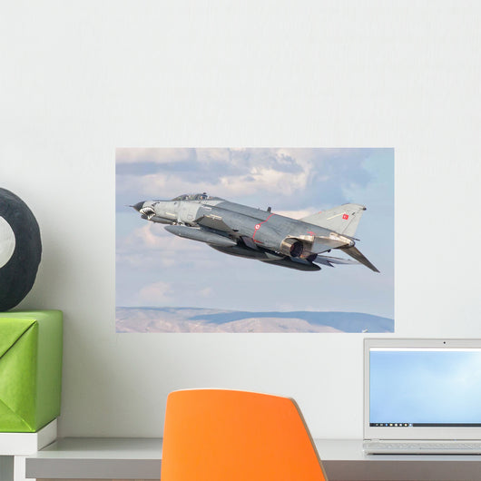 Turkish Air Force F-4 Wall Decal Design 1