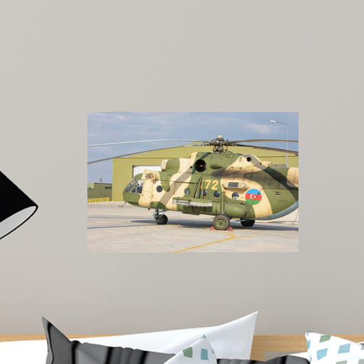Azerbaijan Air Force Mi-17 Wall Decal Design 3