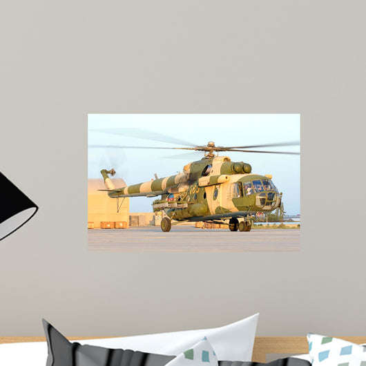 Azerbaijan Air Force Mi-17 Wall Decal Design 1