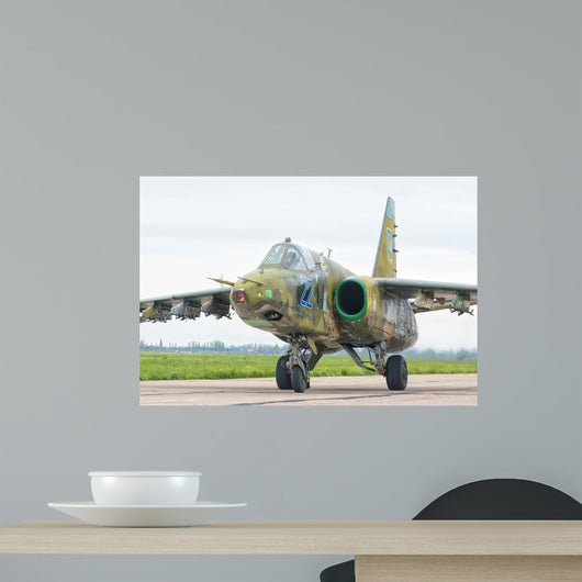 Ukrainian Air Force Su-25 Wall Decal Design 5