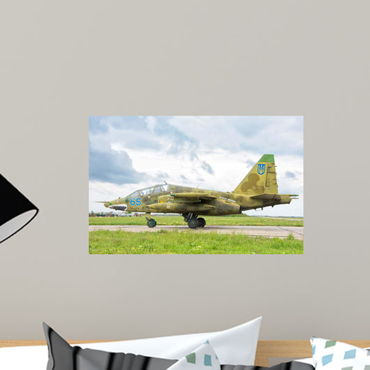 Ukrainian Air Force Su-25 Wall Decal Design 4