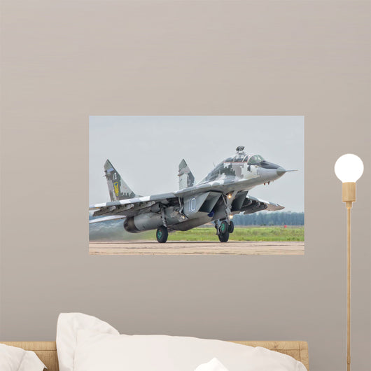 Ukrainian Air Force Mig-29 Wall Decal Design 1