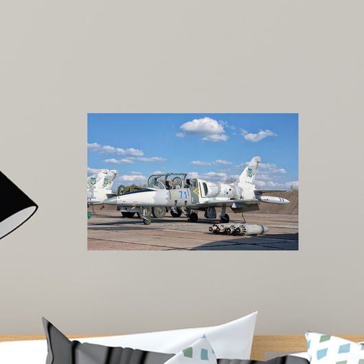 Ukrainian Air Force L-39 Wall Decal Design 2