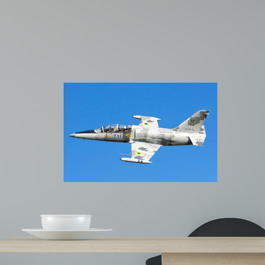Ukrainian Air Force L-39 Wall Decal Design 1