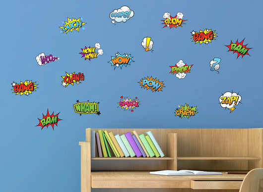 Comic Effects Wall Decal