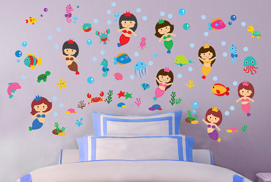 Mermaid Fantasy Wall Decal
