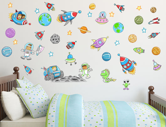 Galaxy Explorer Wall Decal