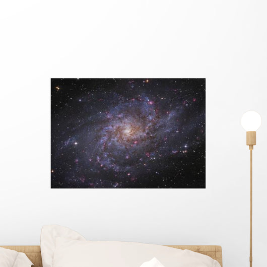 Messier 33 Spiral Galaxy Wall Decal