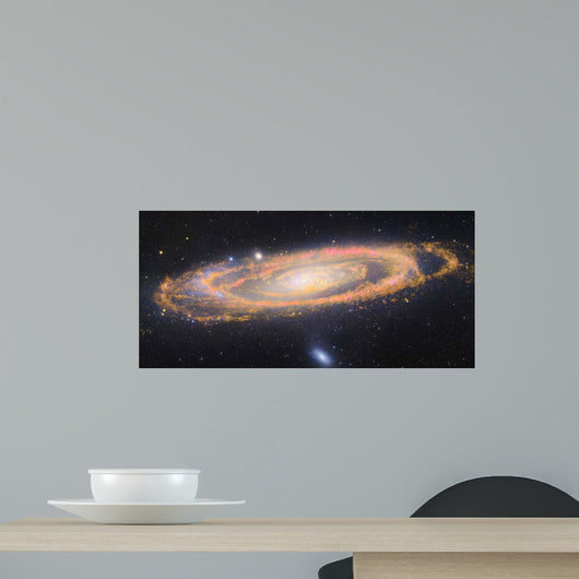 Infrared Image Andromeda Galaxy Wall Decal