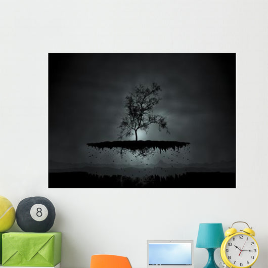 Digitally Generated Image Flying Wall Decal Design 3