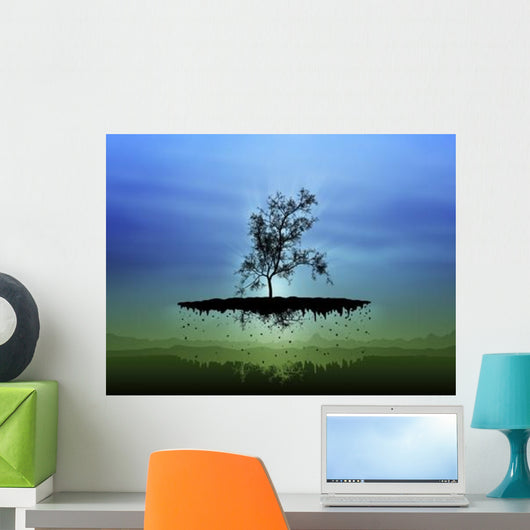 Digitally Generated Image Flying Wall Decal Design 2