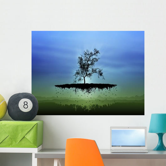 Digitally Generated Image Flying Wall Decal Design 2
