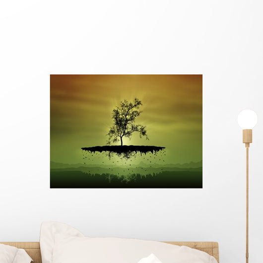 Digitally Generated Image Flying Wall Decal Design 1