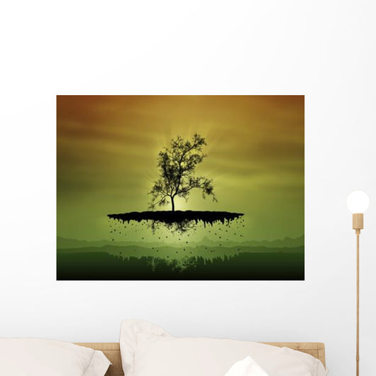 Digitally Generated Image Flying Wall Decal Design 1