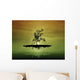 Digitally Generated Image Flying Wall Decal Design 1