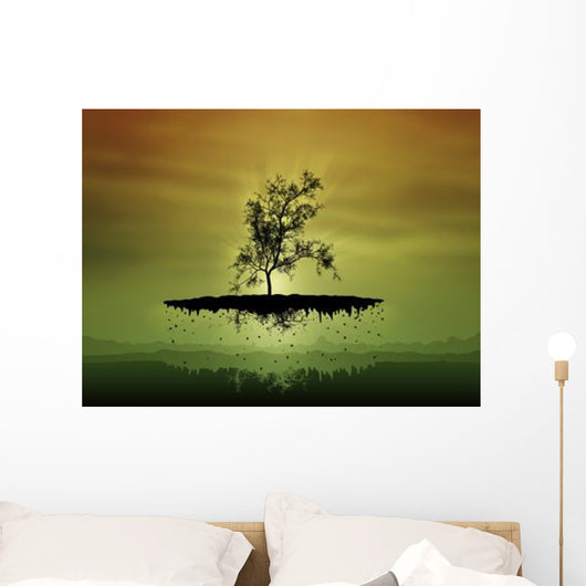 Digitally Generated Image Flying Wall Decal Design 1