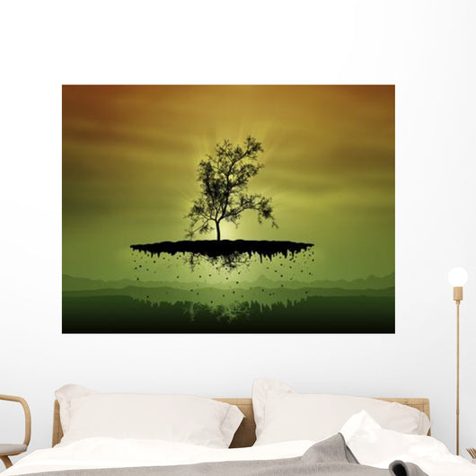 Digitally Generated Image Flying Wall Decal Design 1