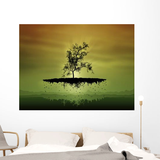 Digitally Generated Image Flying Wall Decal Design 1