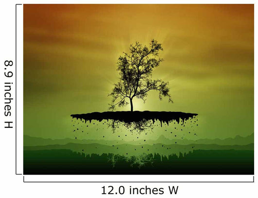 Digitally Generated Image Flying Wall Decal Design 1