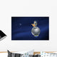 Illustration Astronaut Outer Space Wall Decal