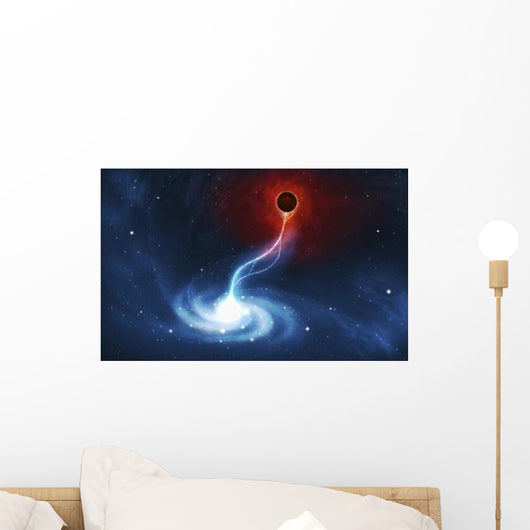 Digitally Generated Image Black Wall Decal