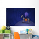 Illustration Martian Riding Horse Wall Decal