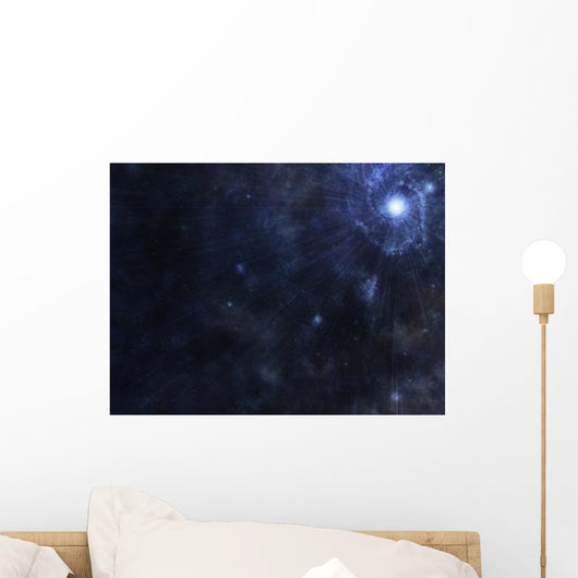 Illustration Bright Star Outer Wall Decal
