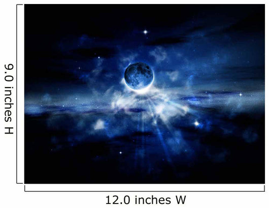 Digitally Generated Image Planet Wall Decal
