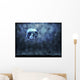 Illustration Two People Sitting Wall Decal