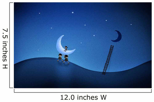Illustration Cartoon Characters Stealing Wall Decal