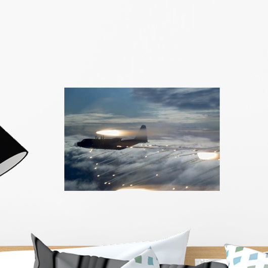 Mc-130p Combat Shadow Dropping Wall Decal Design 4