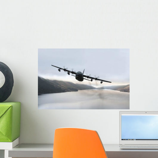 Mc-130p Combat Shadow over Wall Decal Design 2