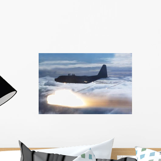 Mc-130p Combat Shadow Dropping Wall Decal Design 1