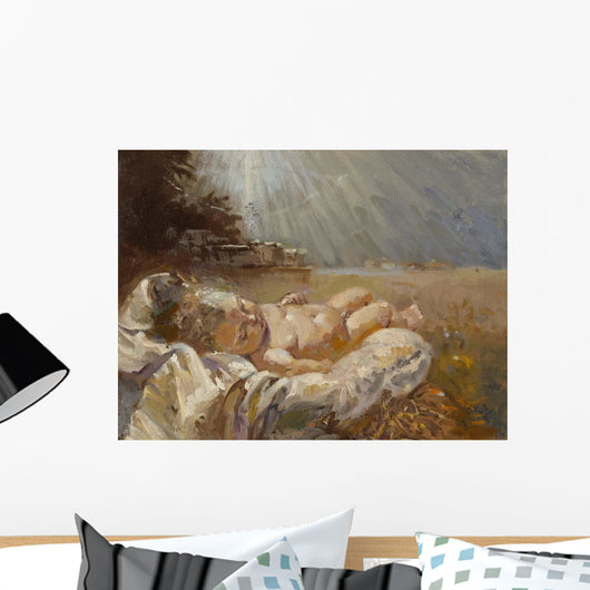 Baby Jesus Wall Mural