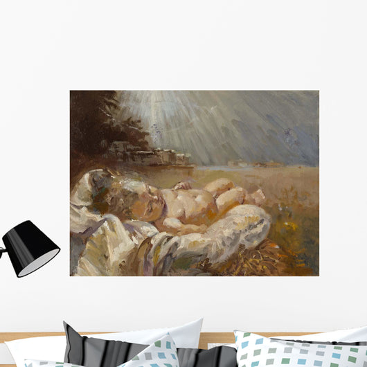 Baby Jesus Wall Mural