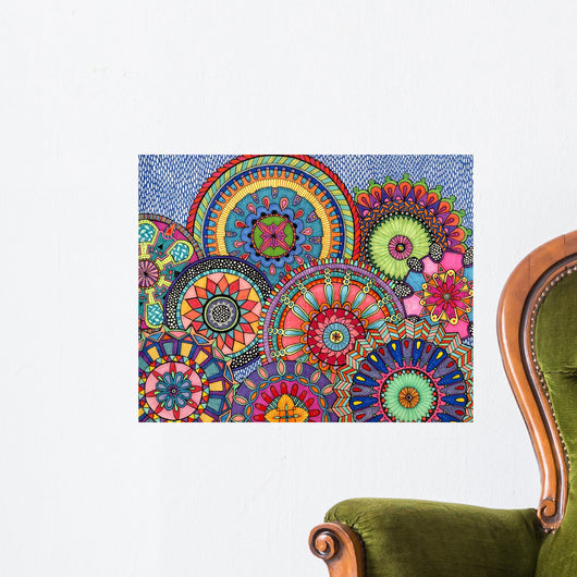 Mandala Parade Wall Mural