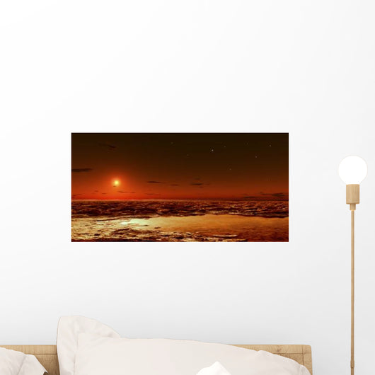 Spring Arrives near Martian Wall Decal