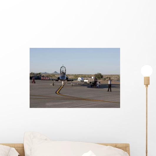 T-38 Pilot Prepares to Wall Decal Design 2