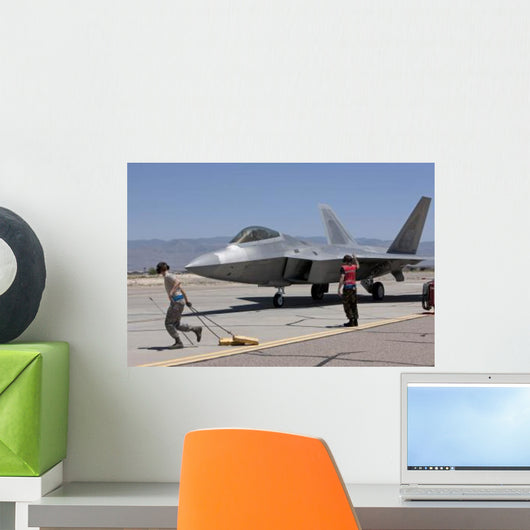 Maintenance Crews Perform Preflight Wall Decal Design 1