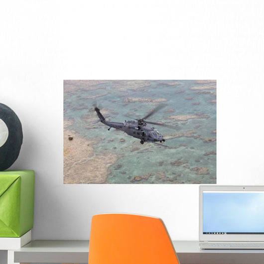 Hh-60g Pave Hawk Flies Wall Decal Design 4