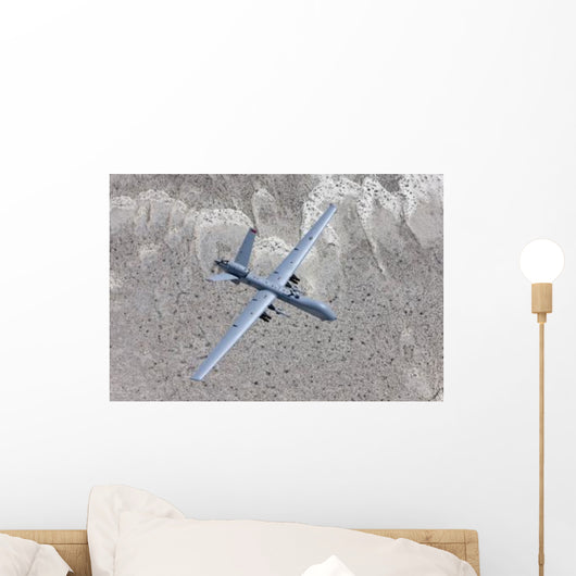 Mq-9 Reaper Flies Training Wall Decal Design 3